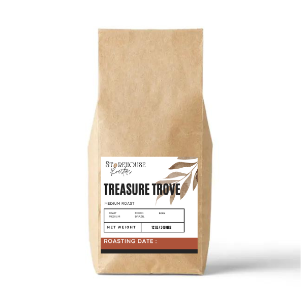 12oz. Bag Treasure Troe - Storehouse Roasters Brazil MEDIUM ROAST